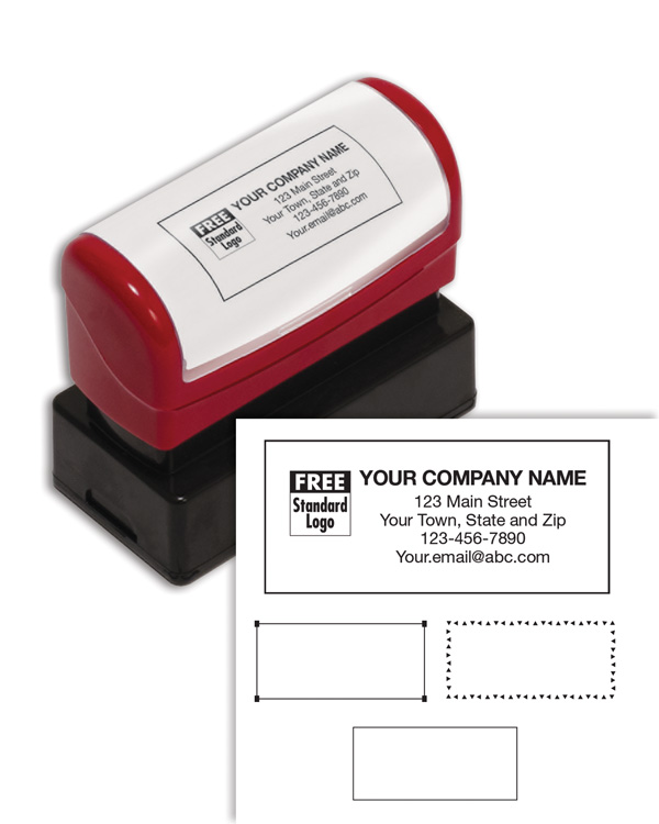 Name Address Stamp Medium Pre Inked Checks Store