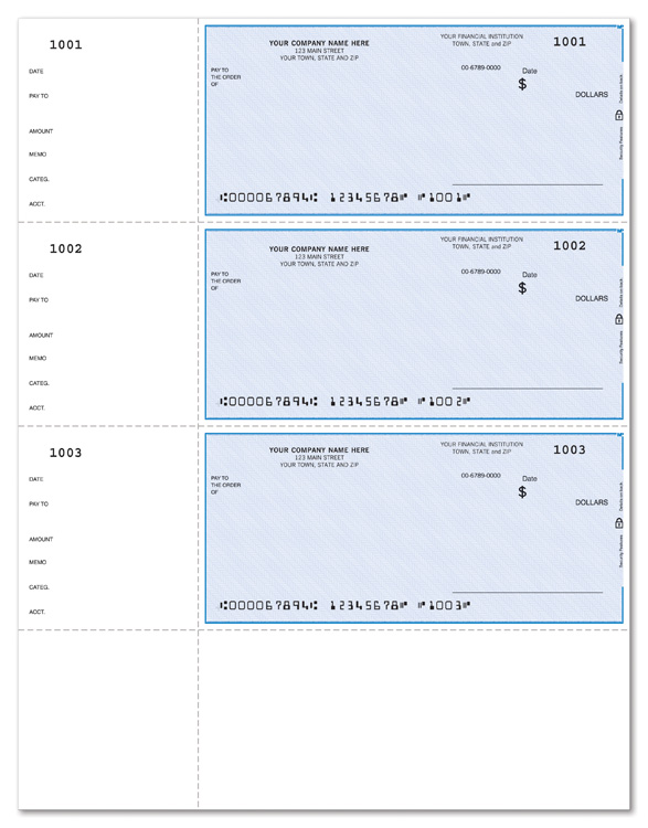 QuickBooks Compatible Checks - 100 Sheets Computer Checks For Business Accounting